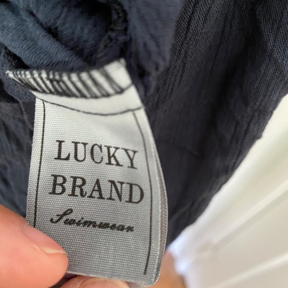 Tie dye boho lucky brand romper swim coverup - Picture 3 of 5